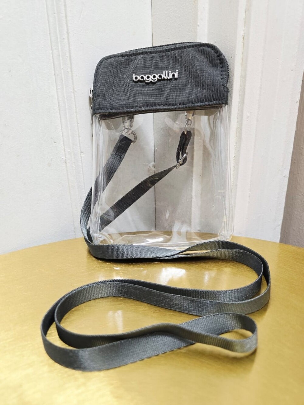 Clear Stadium Explorer Crossbody Bag in Black - Picture 4 of 7